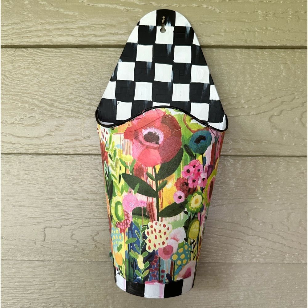 Sconce Wall Plant Hanger Hand Painted